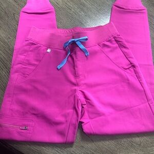 Figs Fuchsia Pink joggers